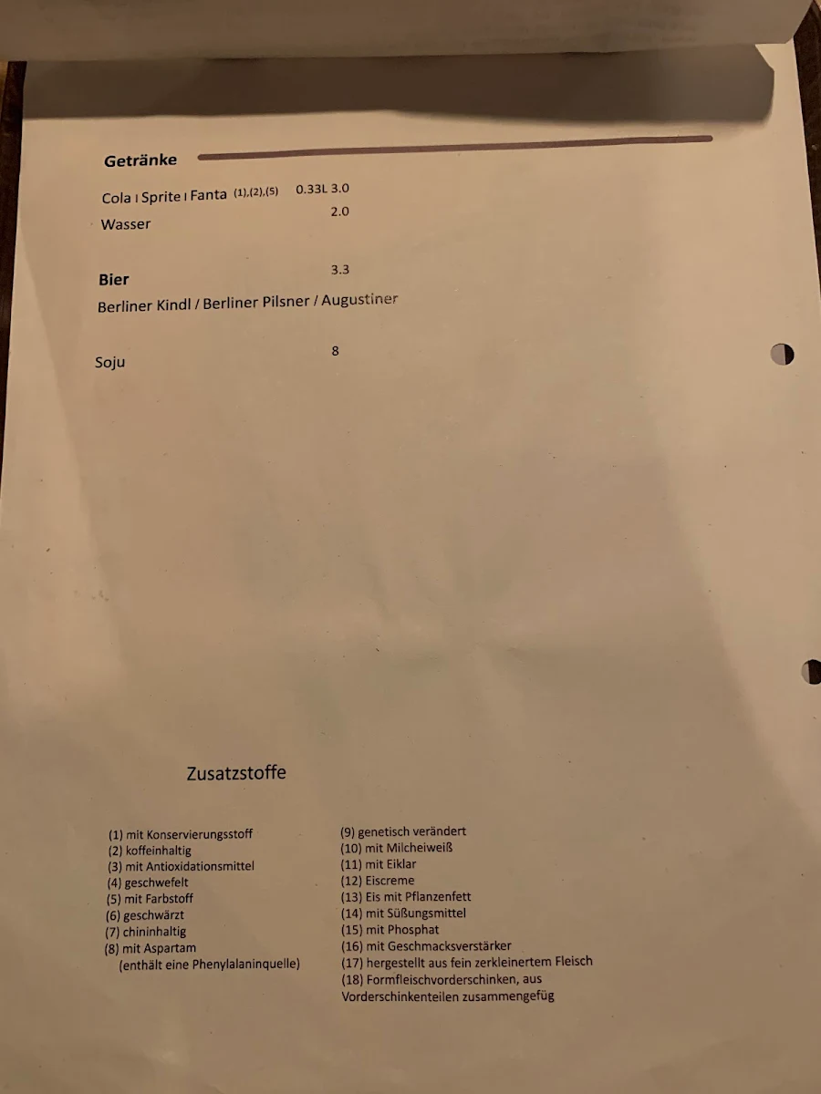 Speisekarte photo 10