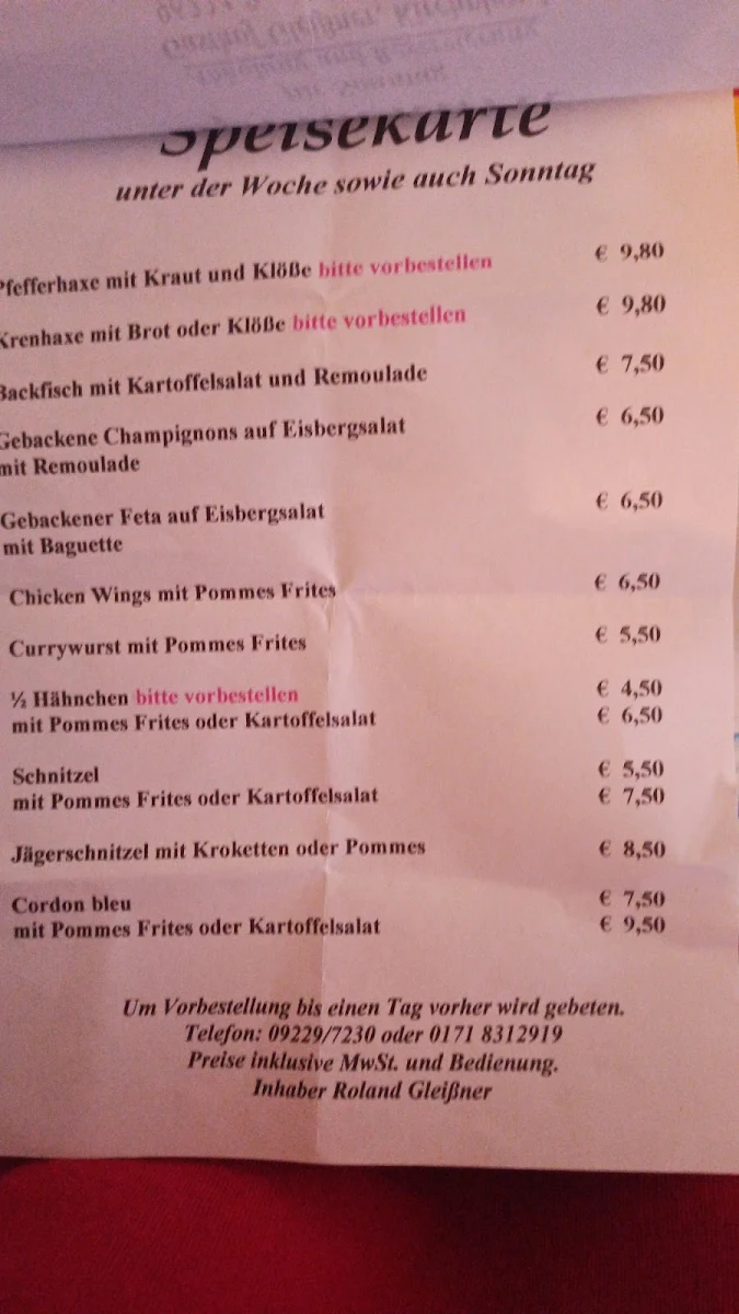 Speisekarte photo 9
