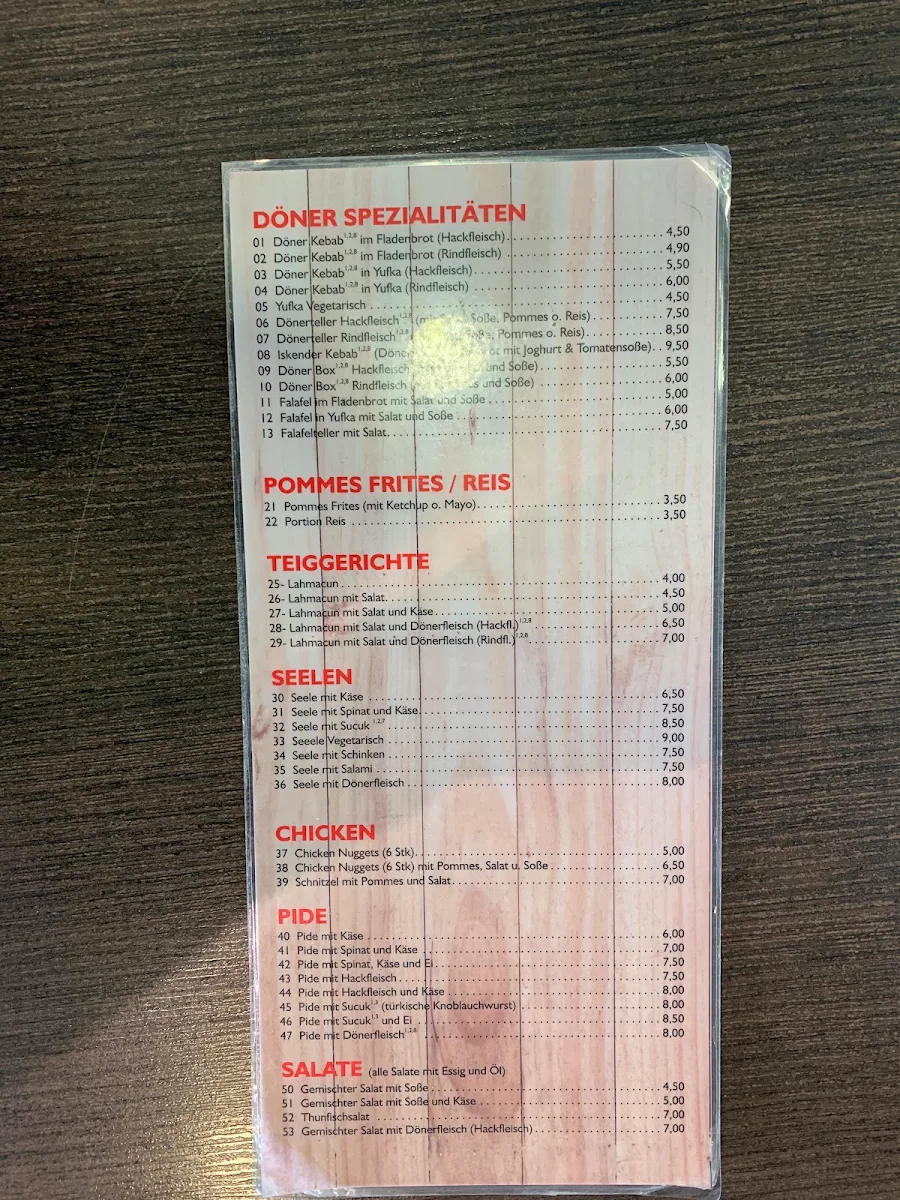 Speisekarte photo 6