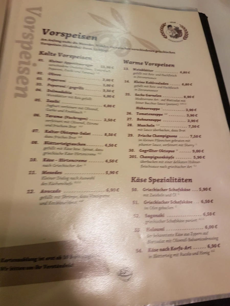 Speisekarte photo 4