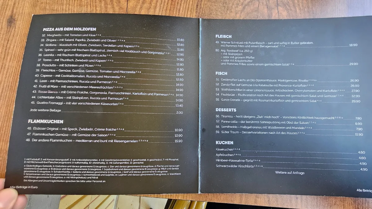 Speisekarte photo 2