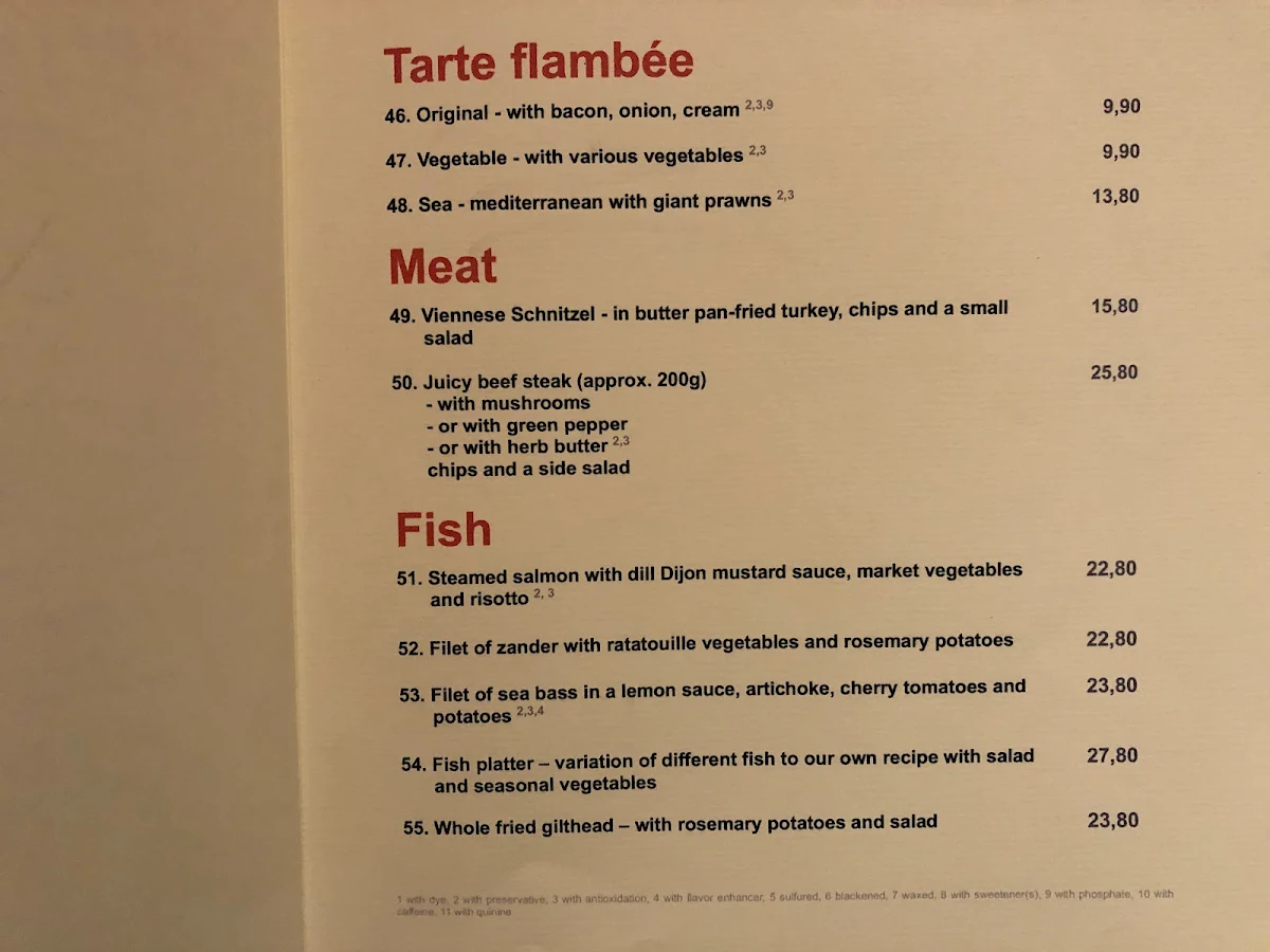 Speisekarte photo 9