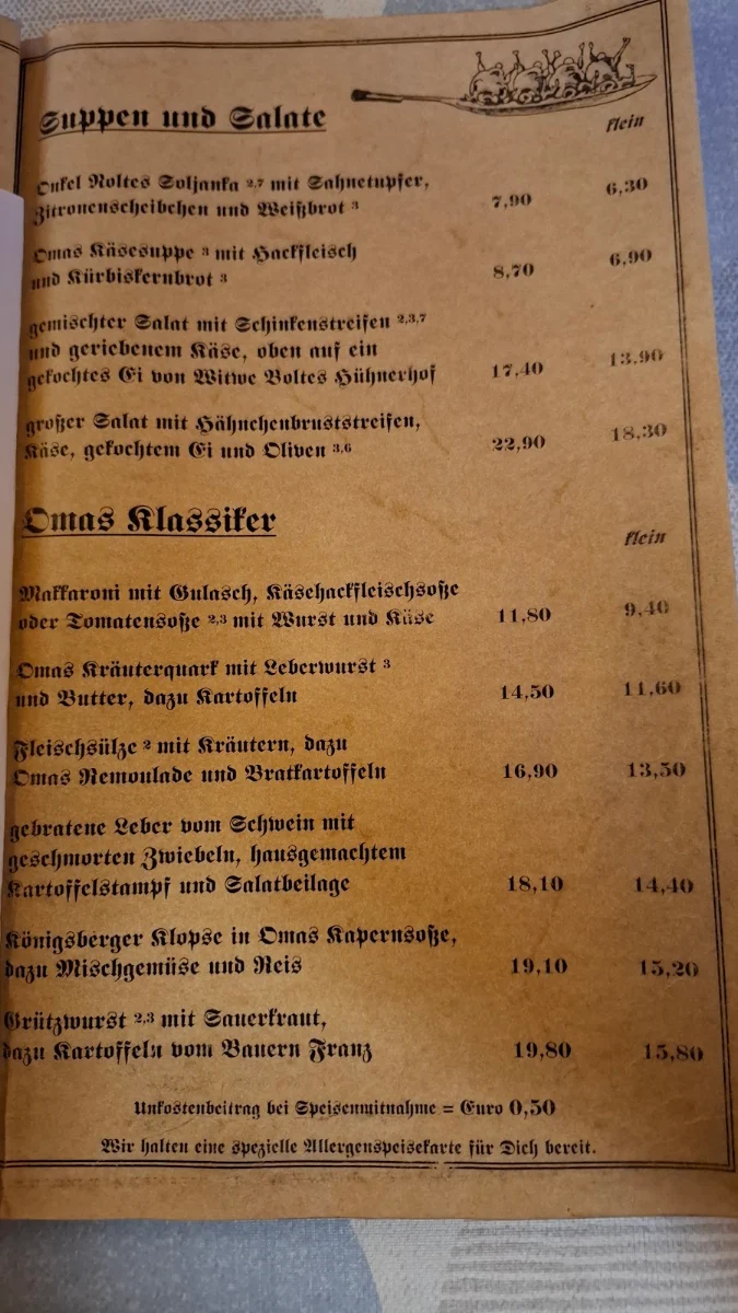 Speisekarte photo 2