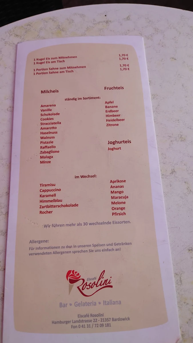 Speisekarte photo 2