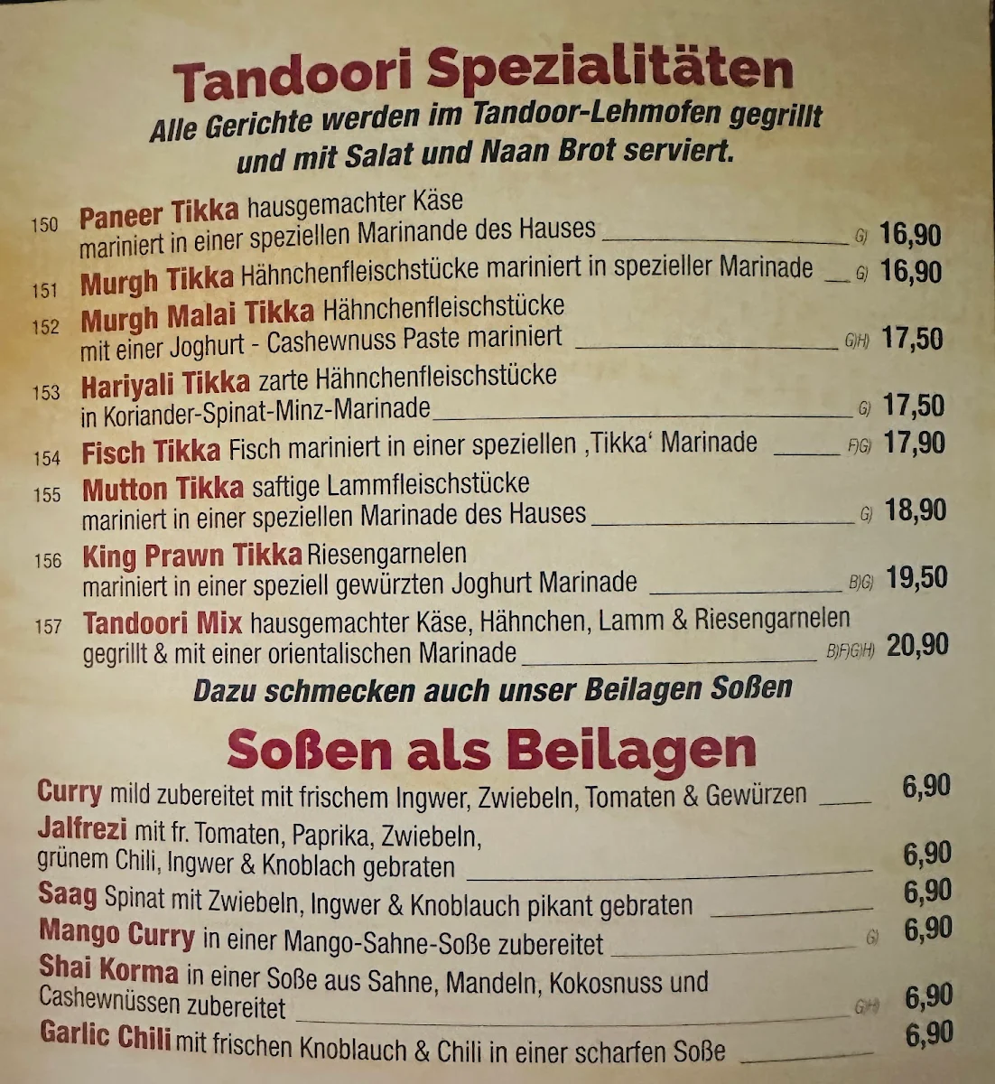 Speisekarte photo 1