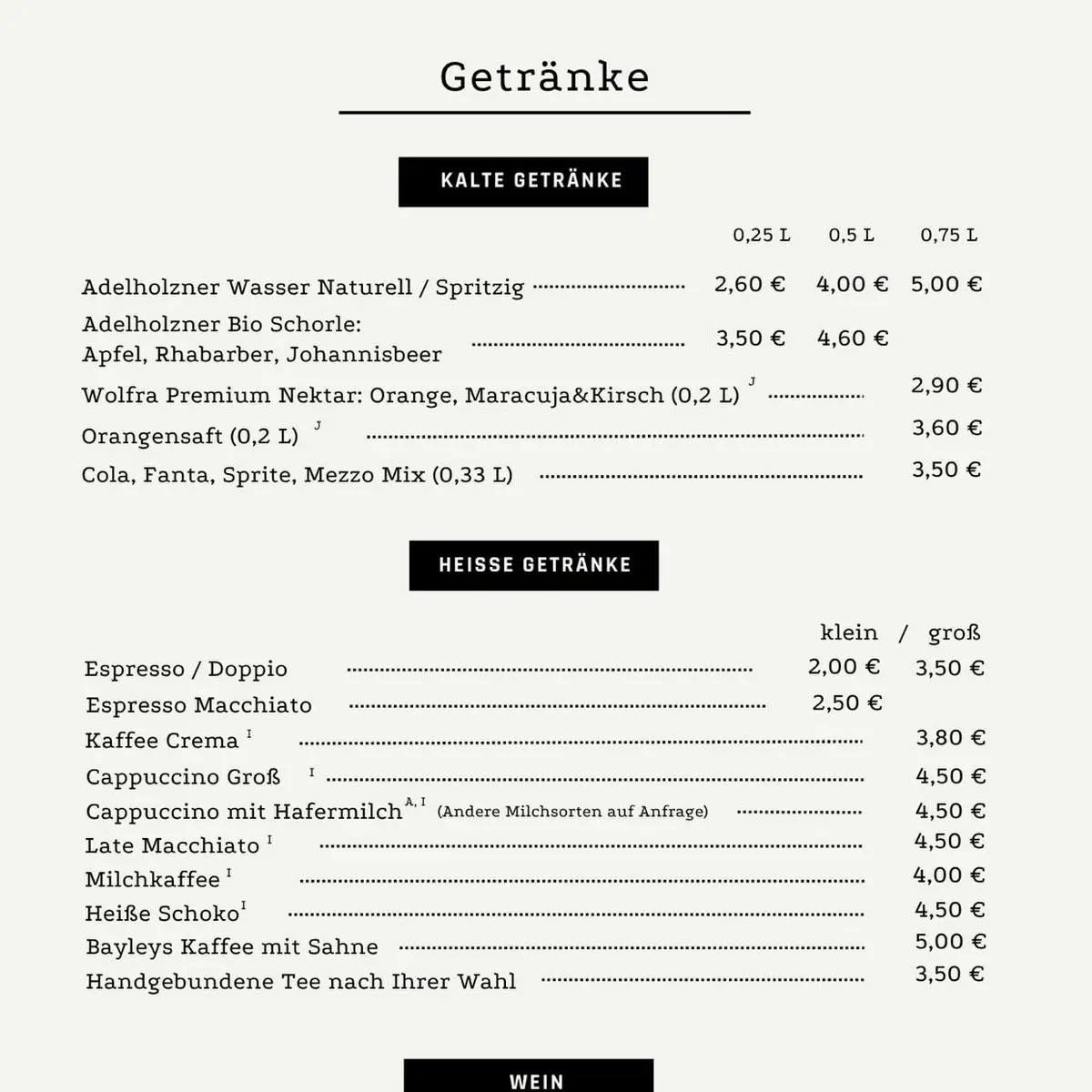 Speisekarte photo 3
