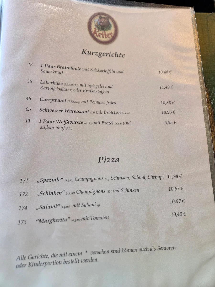 Speisekarte photo 3