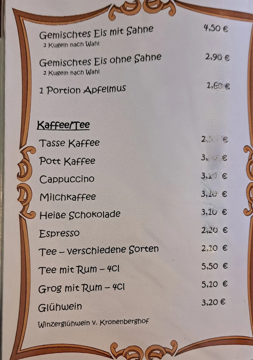 Speisekarte photo 2