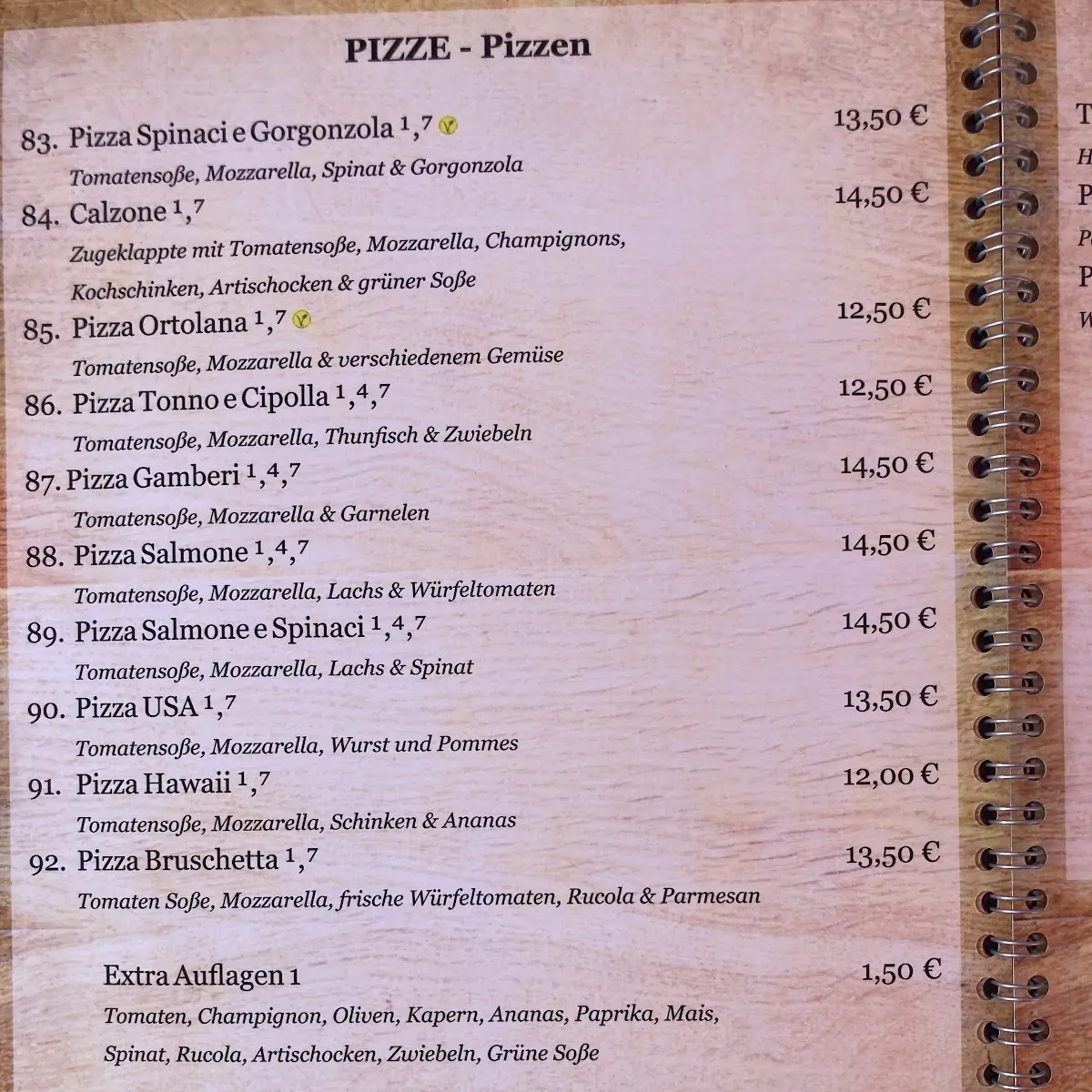 Speisekarte photo 5