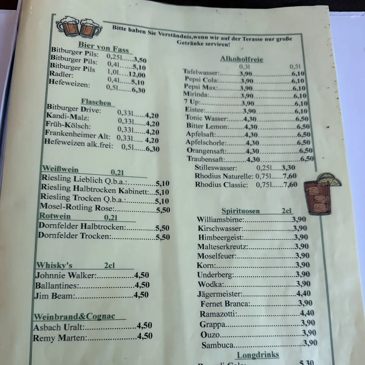 Speisekarte photo 6