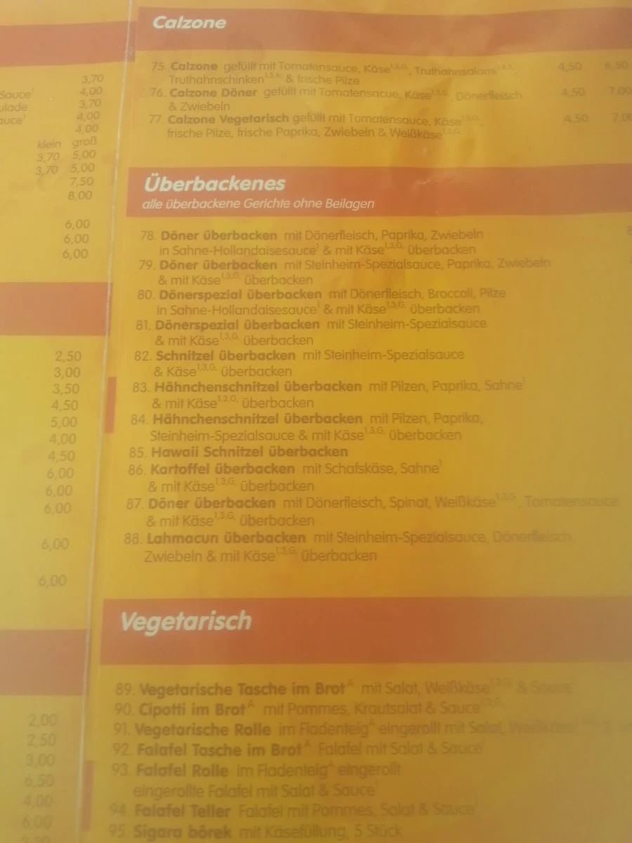 Speisekarte photo 7
