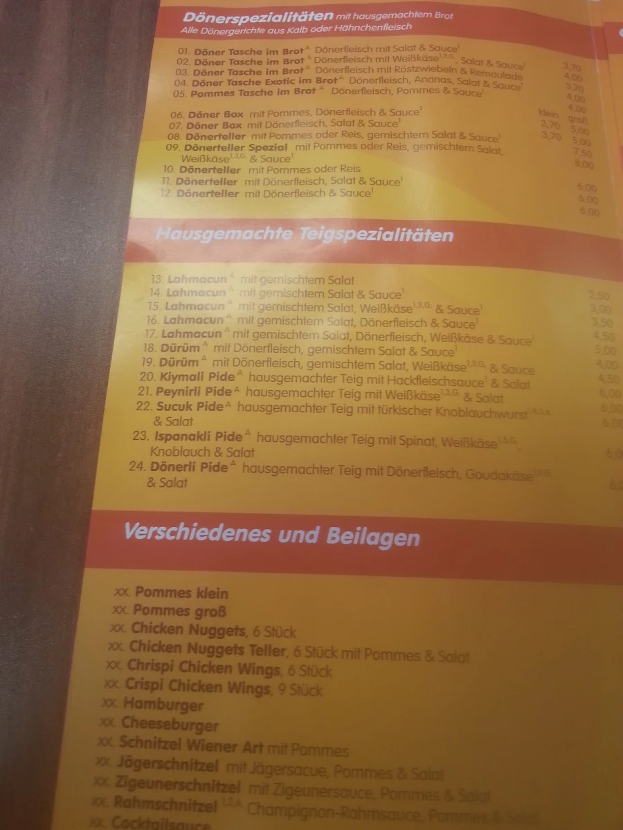 Speisekarte photo 9