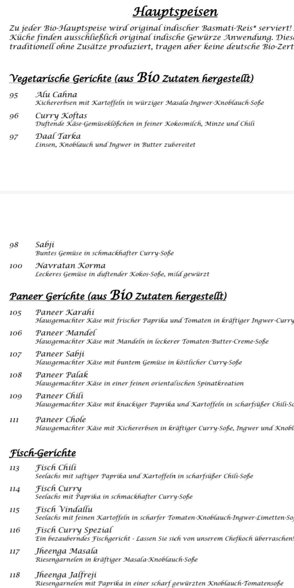 Speisekarte photo 2