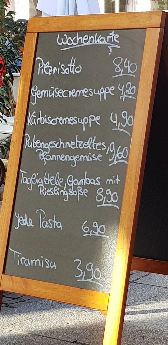 Speisekarte, Café Stein Restaurant