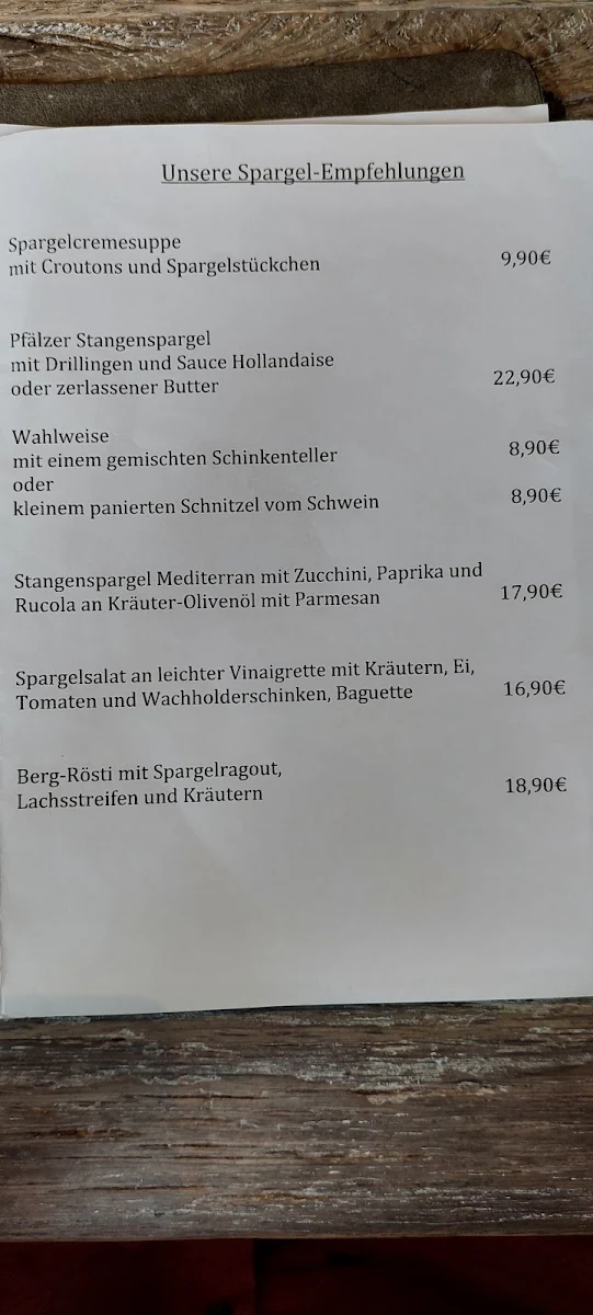 Speisekarte photo 1