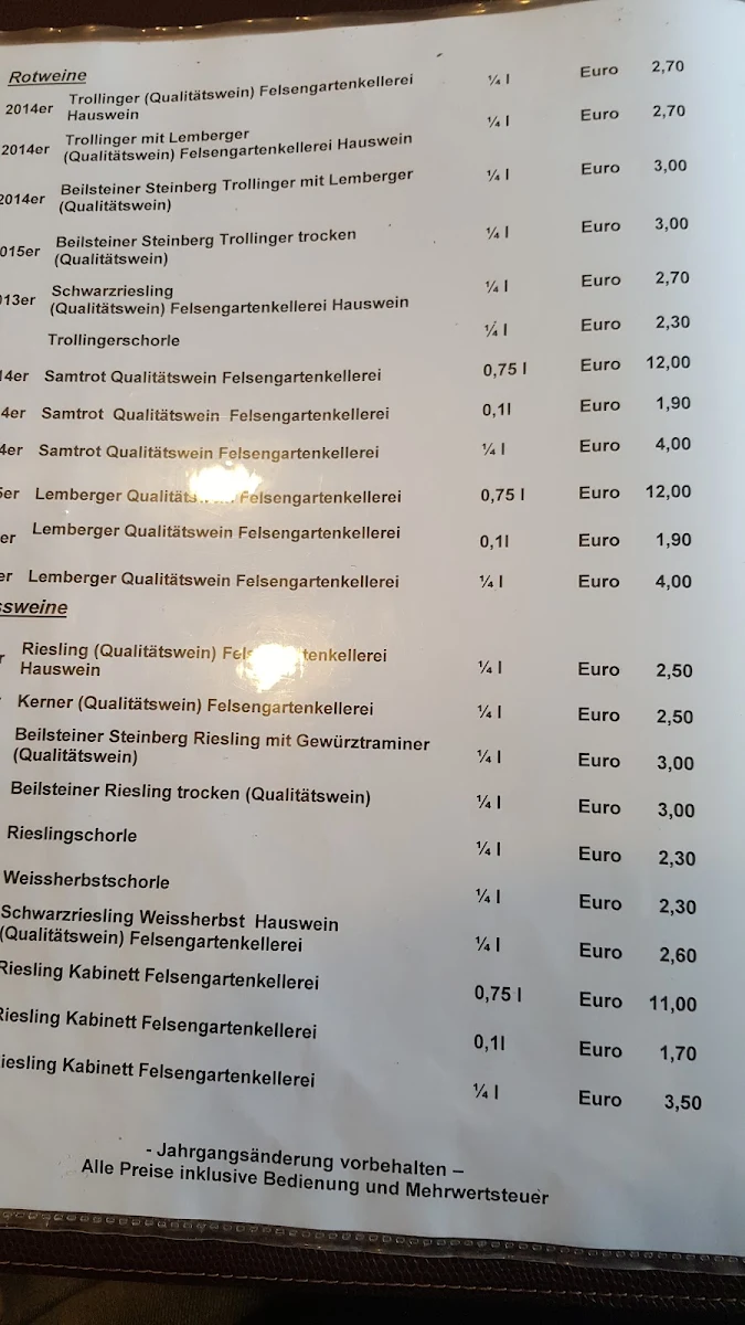Speisekarte photo 8