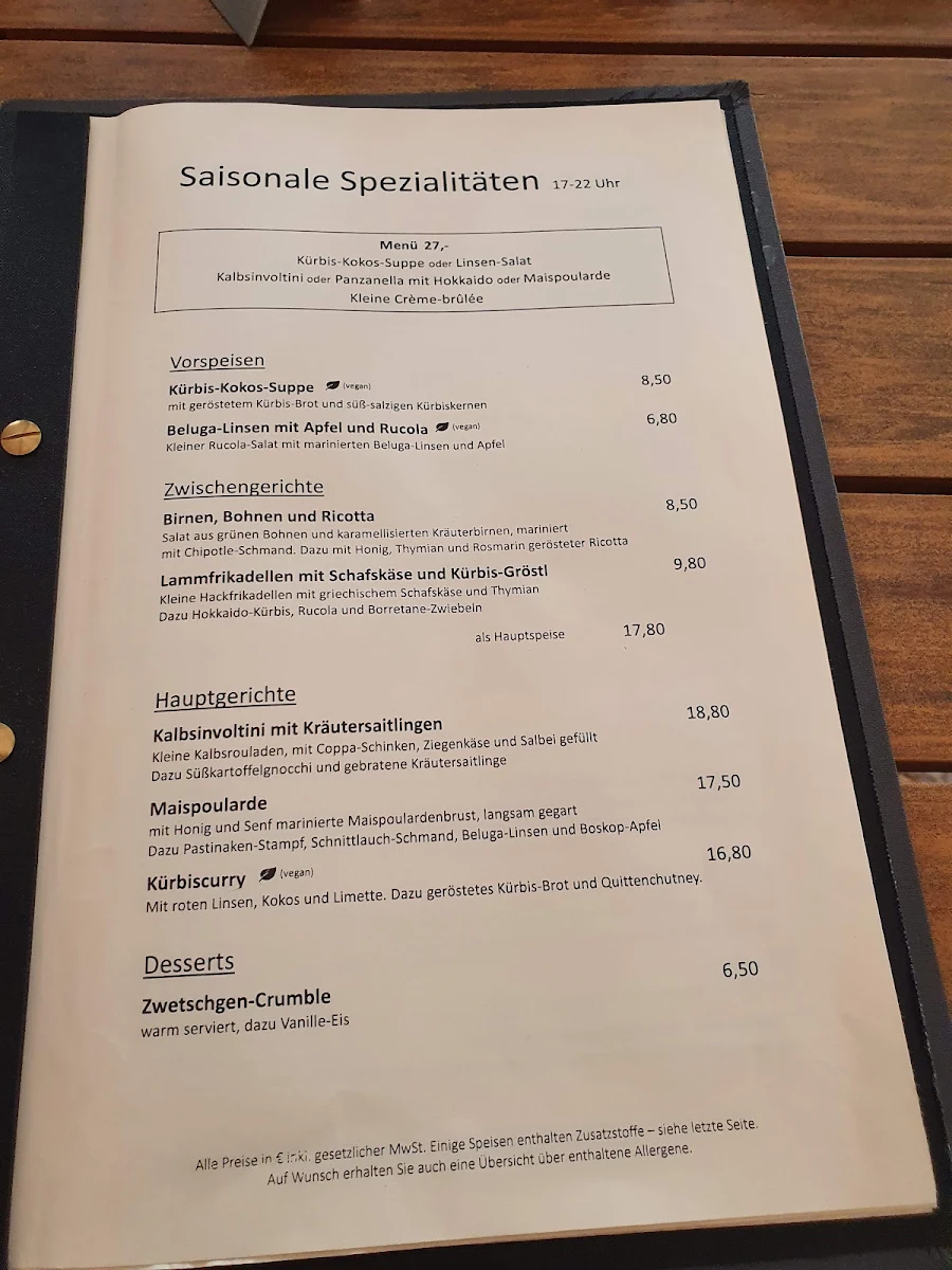 Speisekarte photo 2
