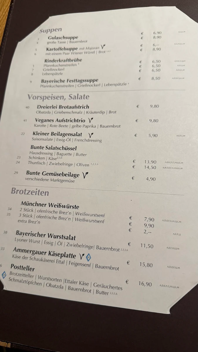 Speisekarte photo 1