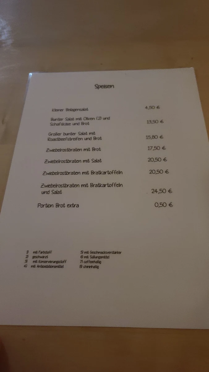 Speisekarte photo 10
