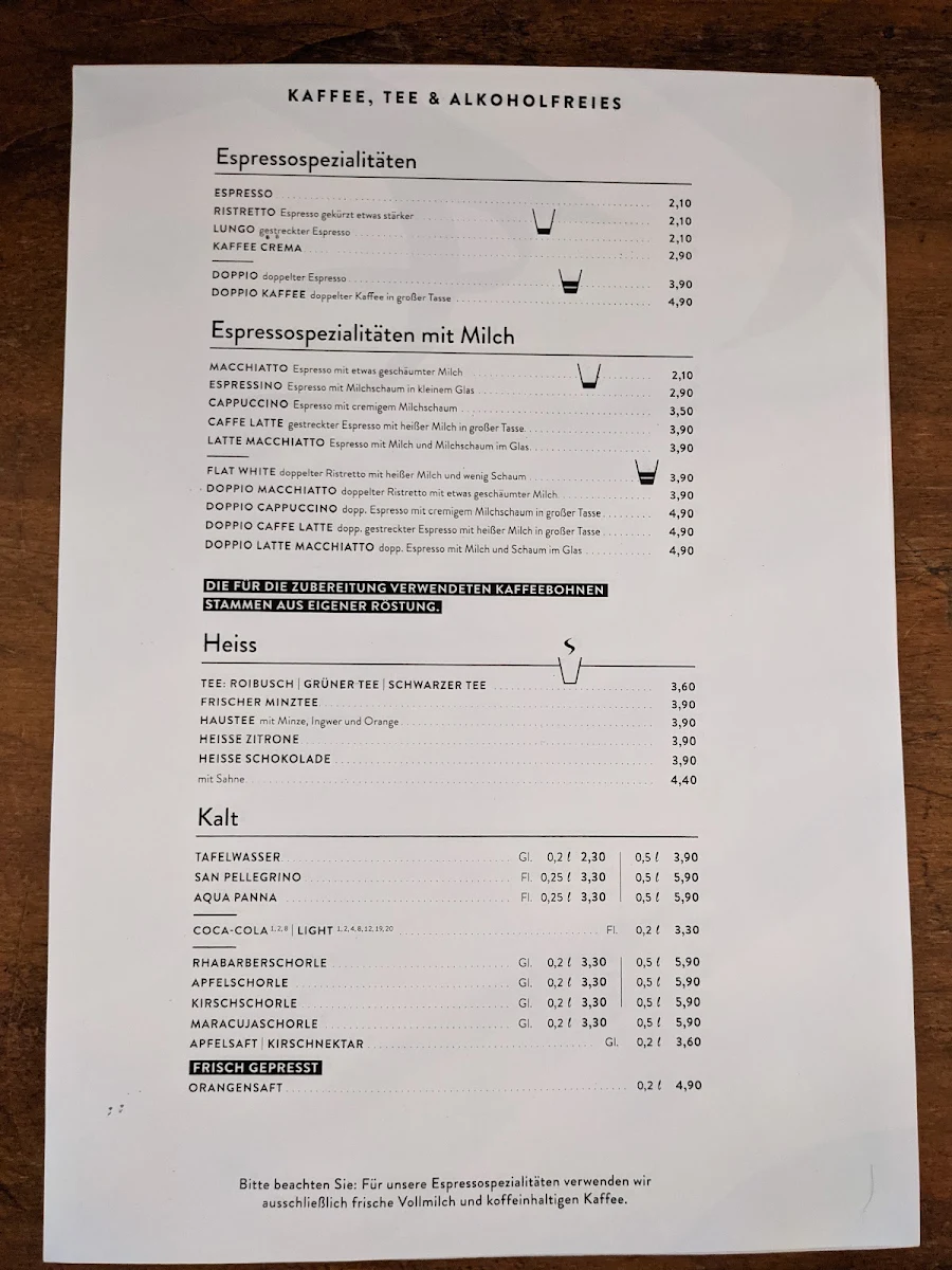 Speisekarte photo 3