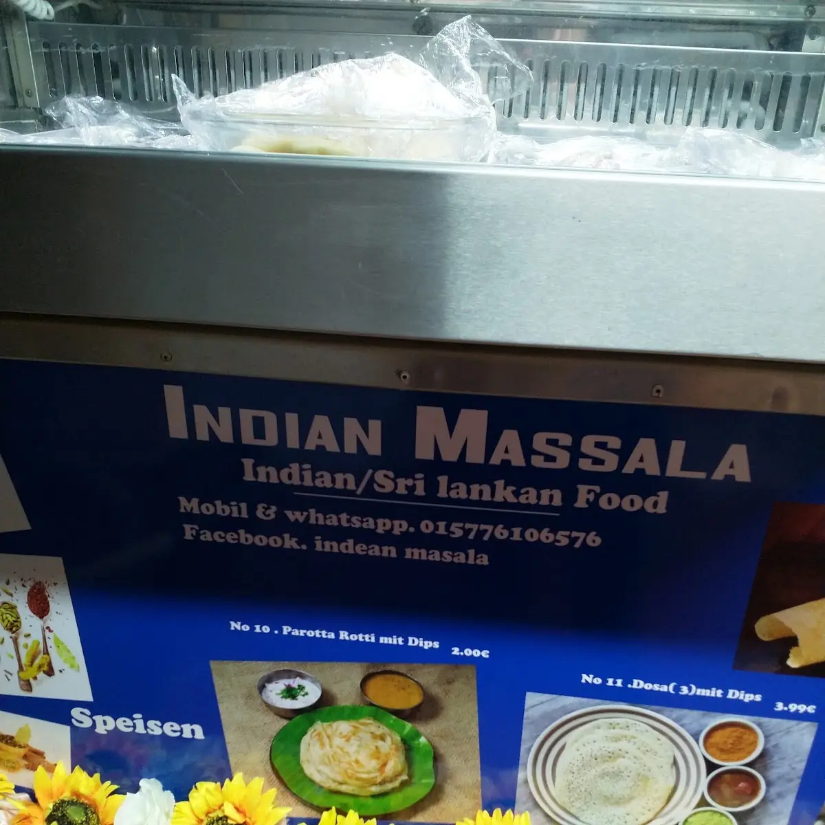 Speisekarte, Indian Massala