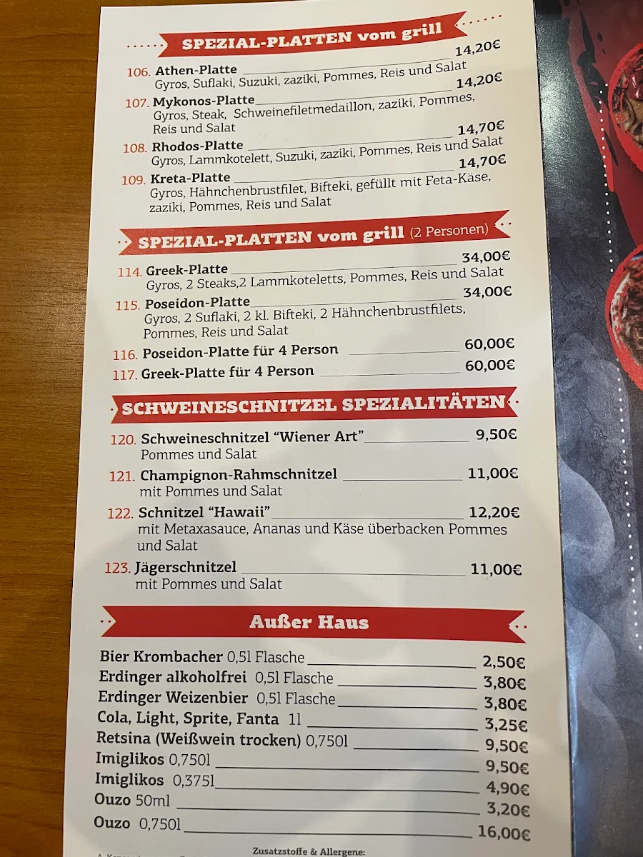 Speisekarte photo 3