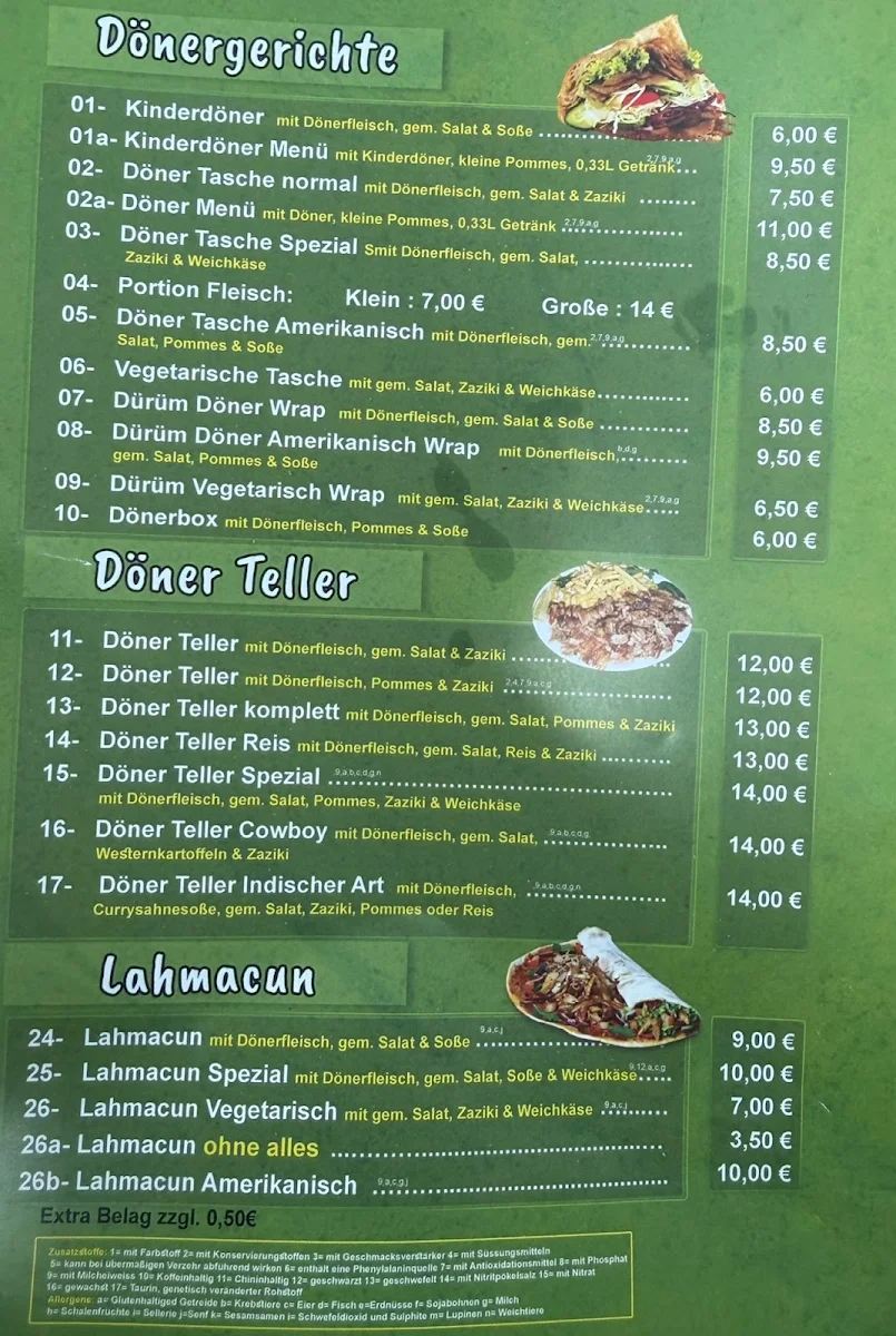 Speisekarte photo 2