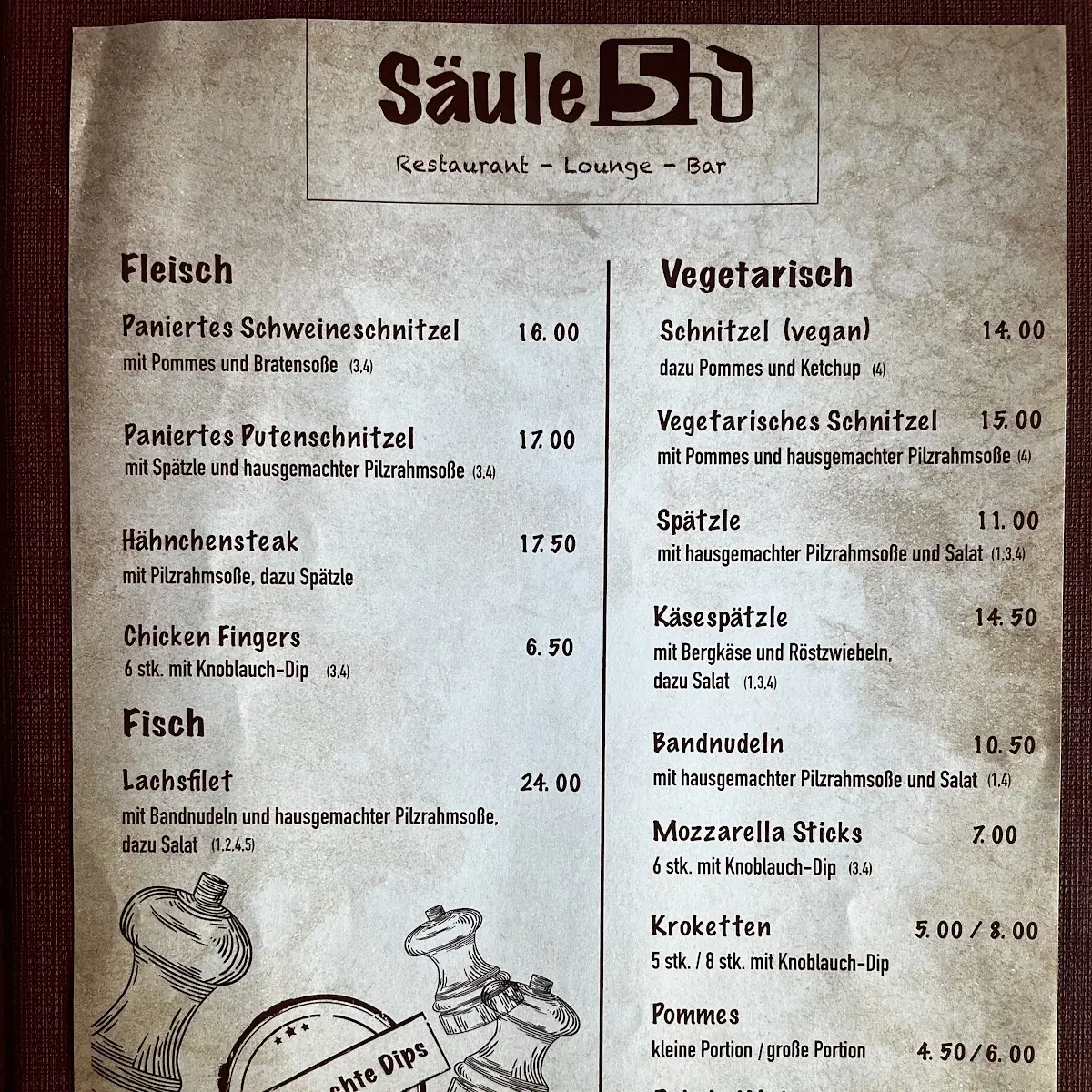 Speisekarte photo 2