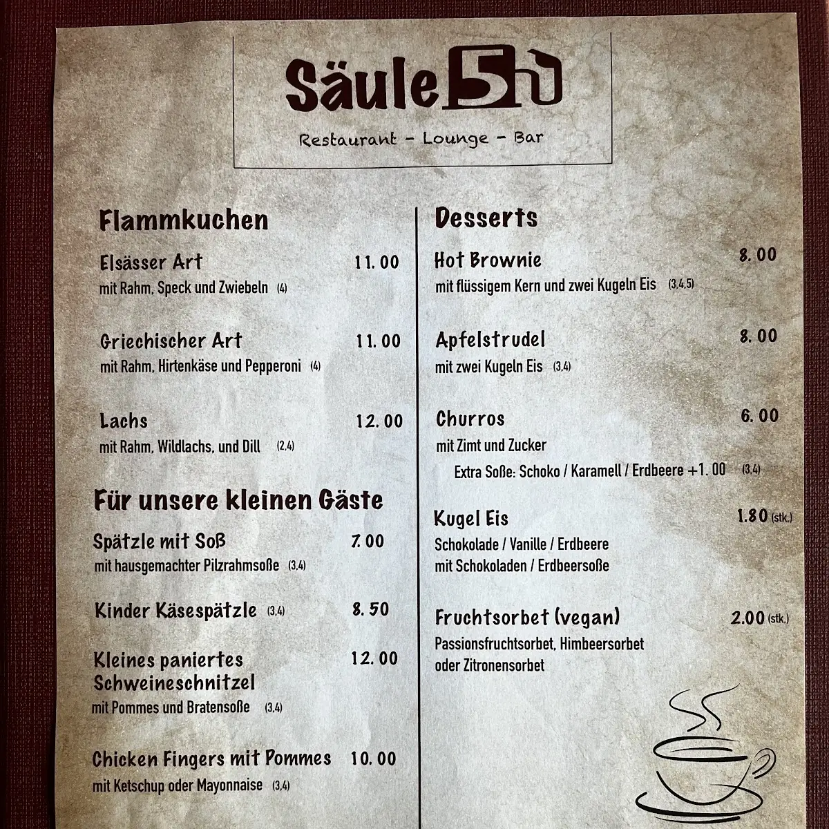 Speisekarte photo 3