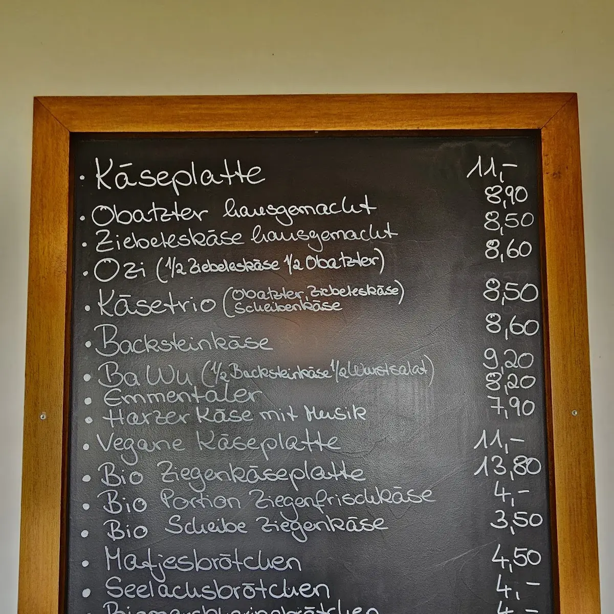 Speisekarte photo 1