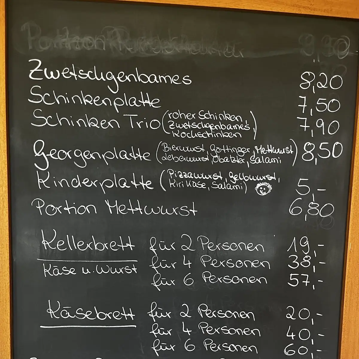 Speisekarte photo 2