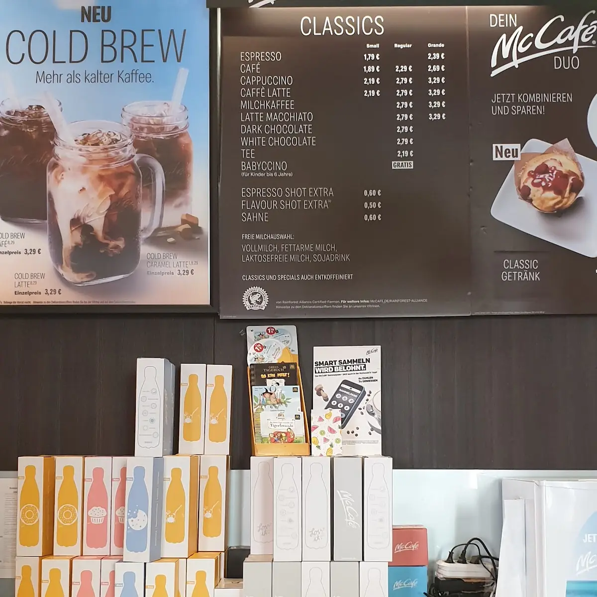 Speisekarte, McDonald's