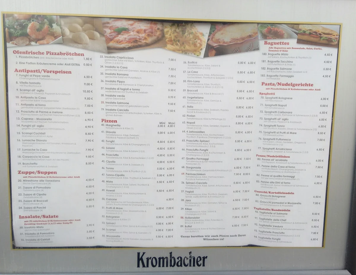 Speisekarte photo 1