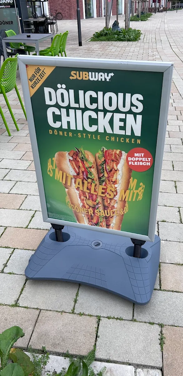 Speisekarte, Subway