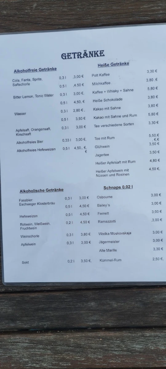 Speisekarte photo 2