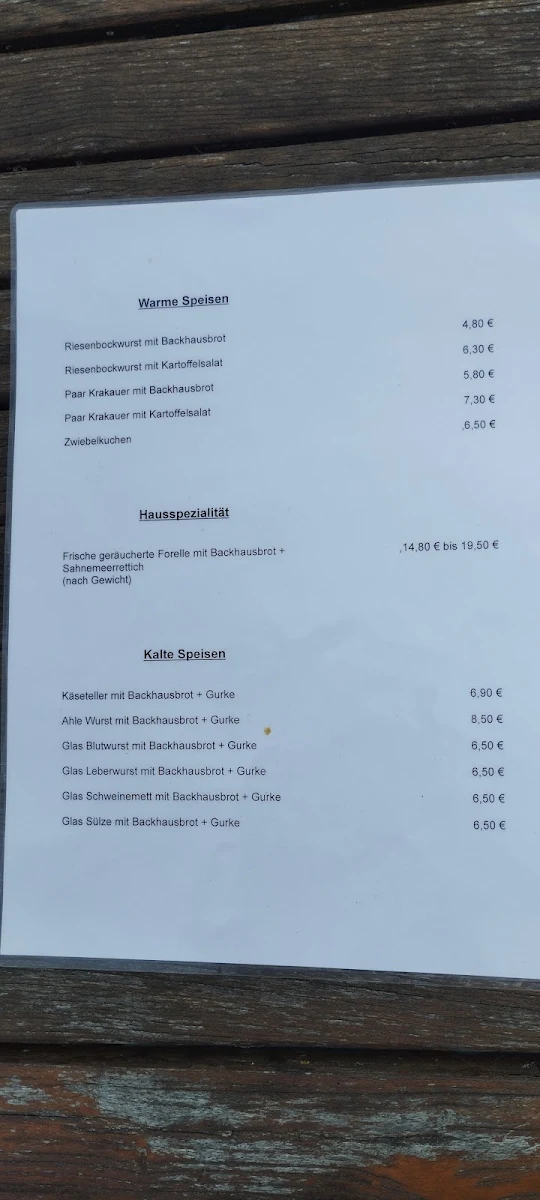 Speisekarte photo 3