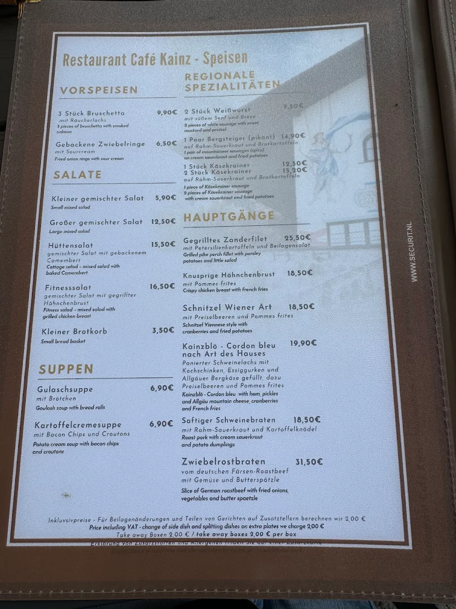 Speisekarte photo 3