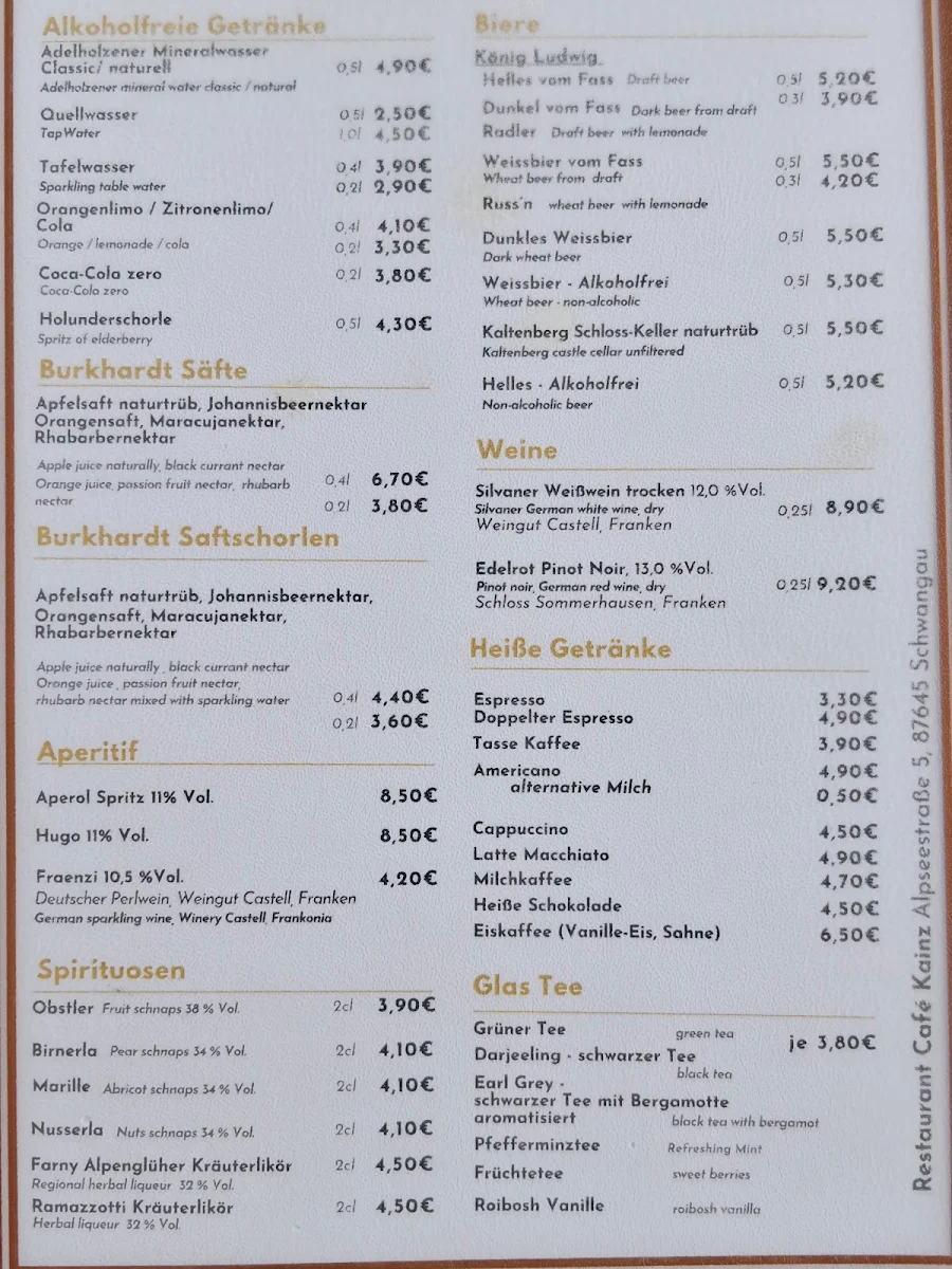 Speisekarte photo 7