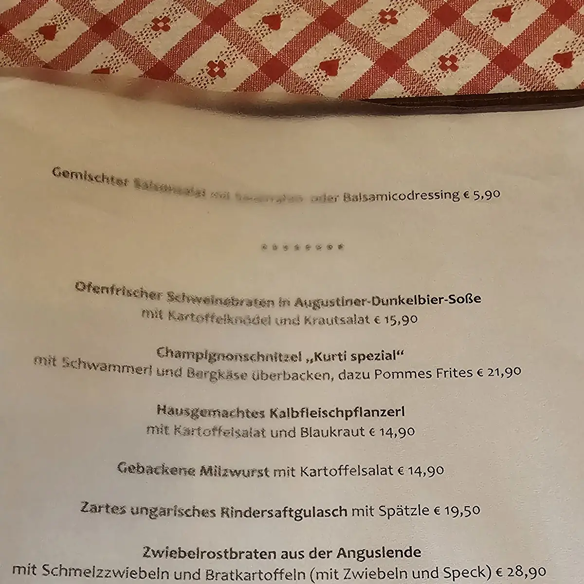 Speisekarte photo 7