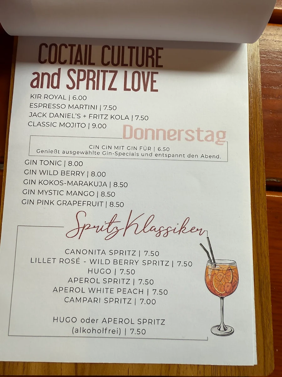 Speisekarte, Kalb'sches Haus Restaurant