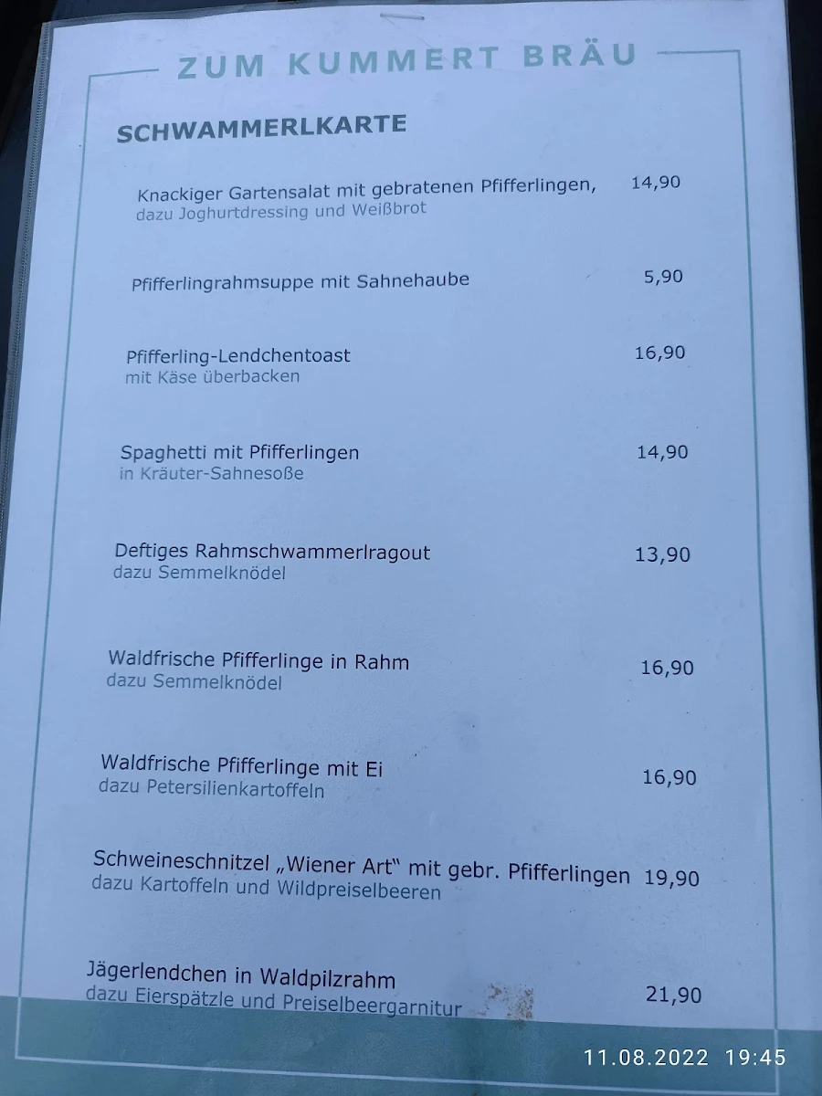 Speisekarte photo 5