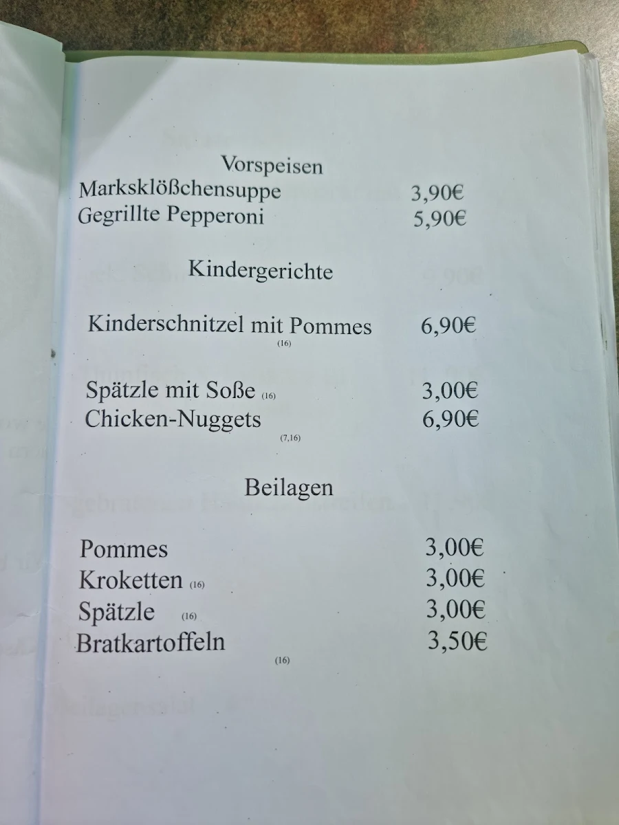Speisekarte photo 1