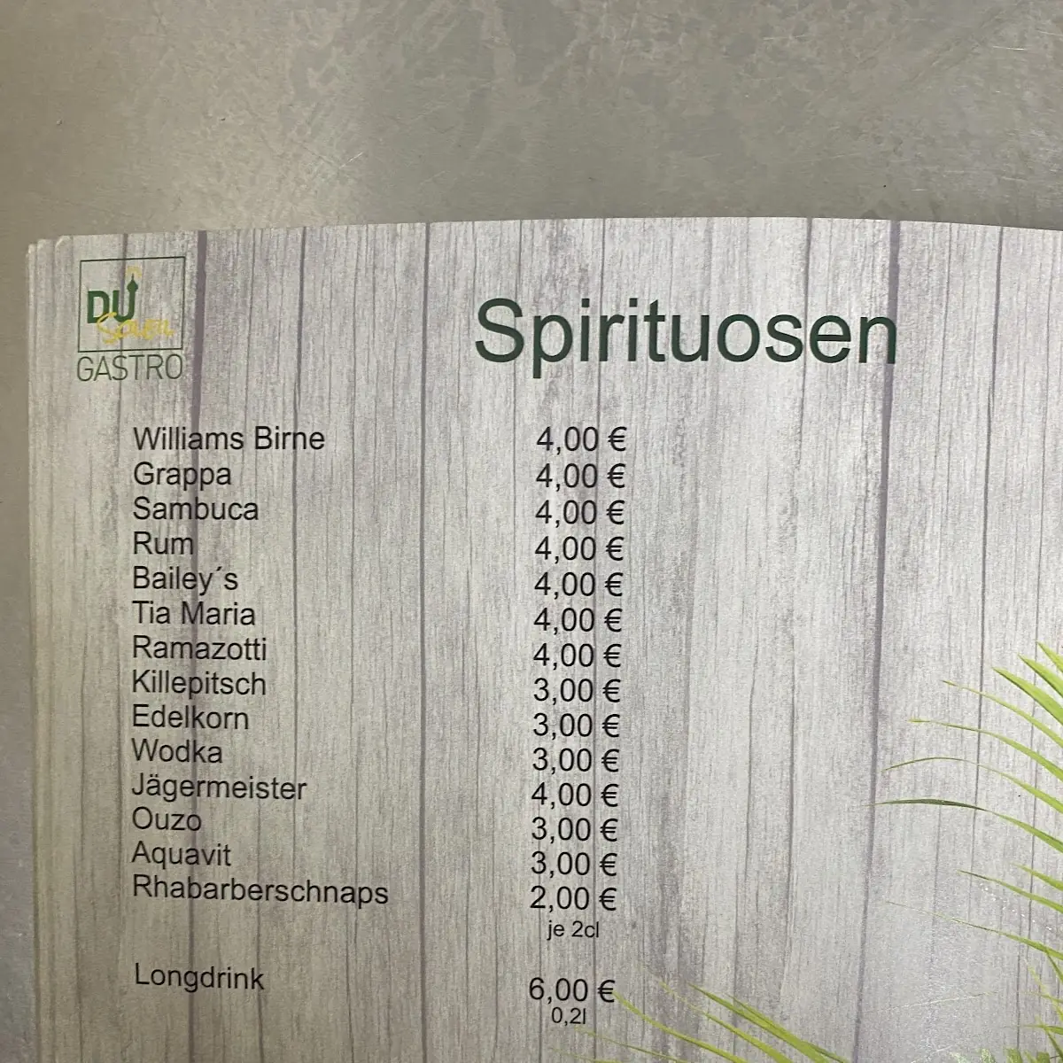 Speisekarte photo 1