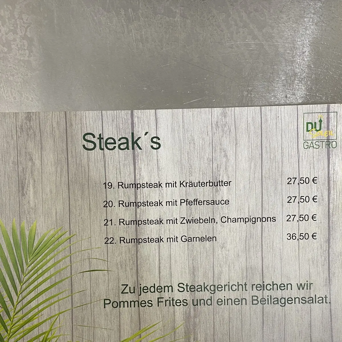 Speisekarte photo 2