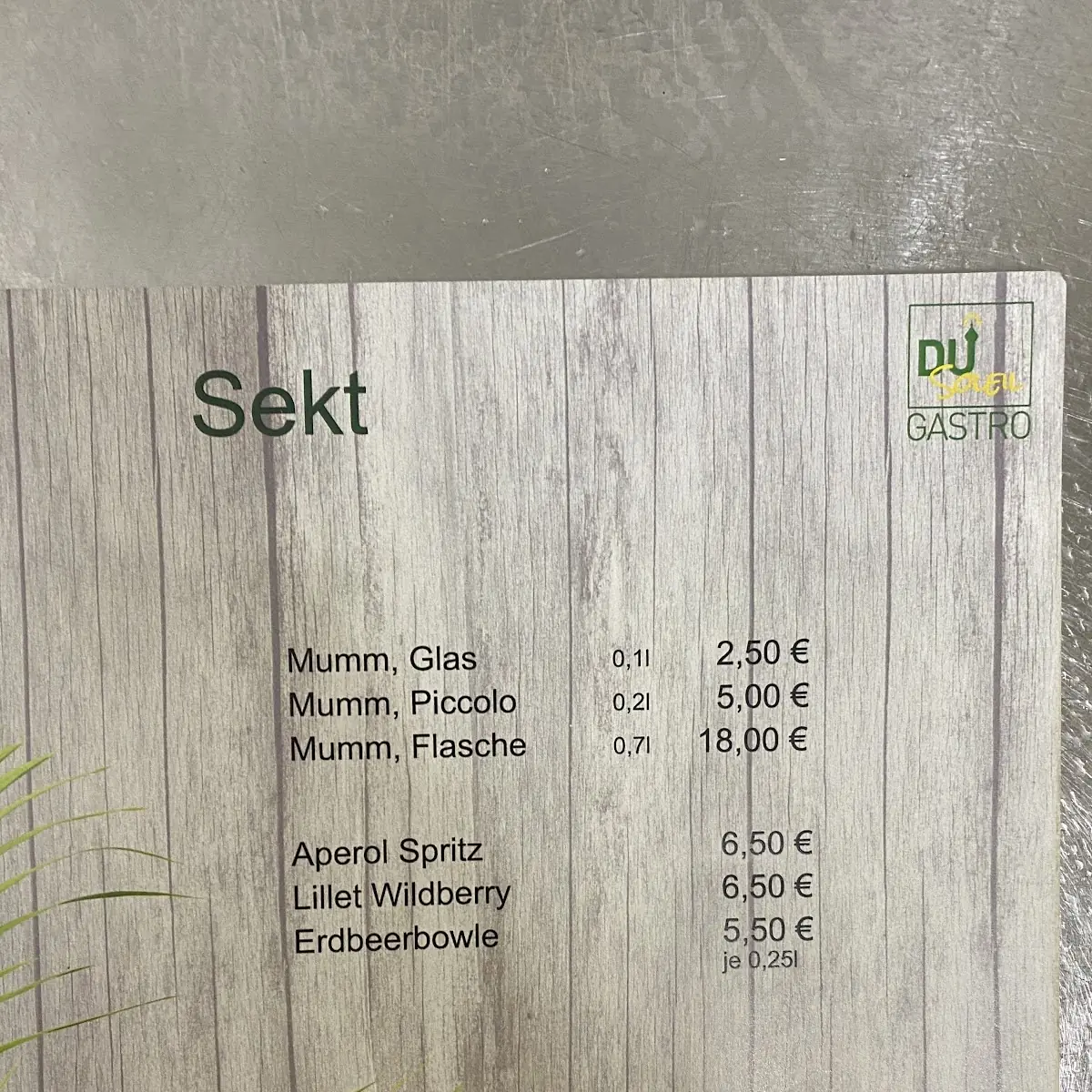 Speisekarte photo 3