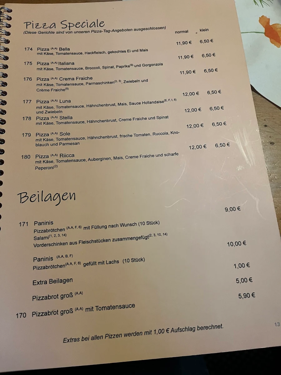 Speisekarte photo 2