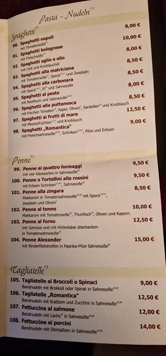 Speisekarte photo 2