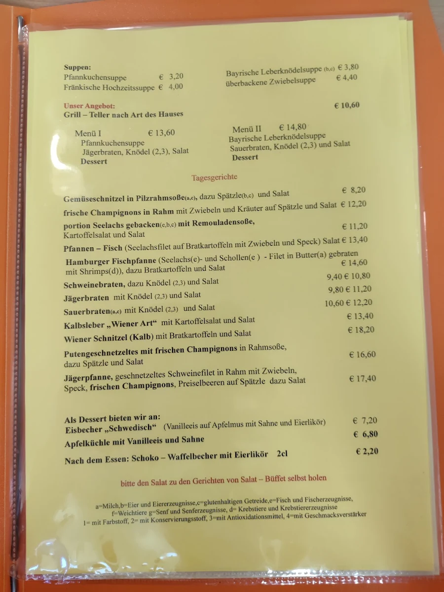 Speisekarte photo 2