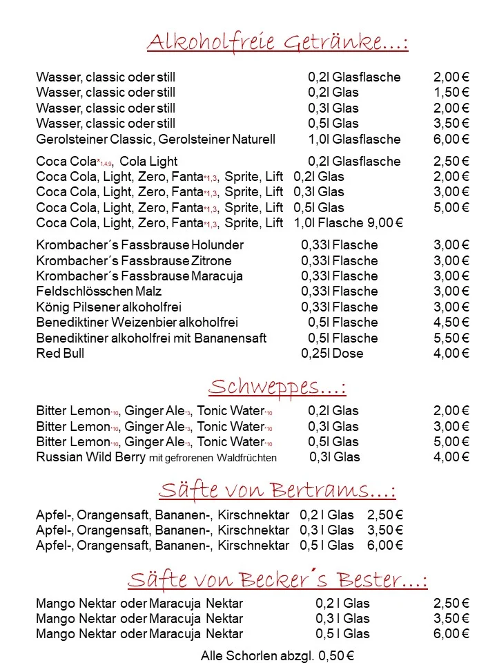 Speisekarte photo 3