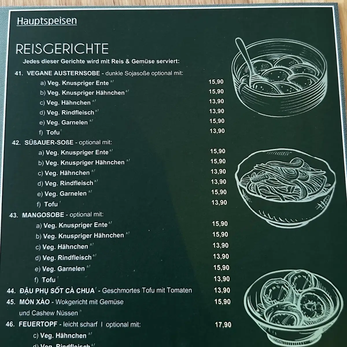 Speisekarte photo 2